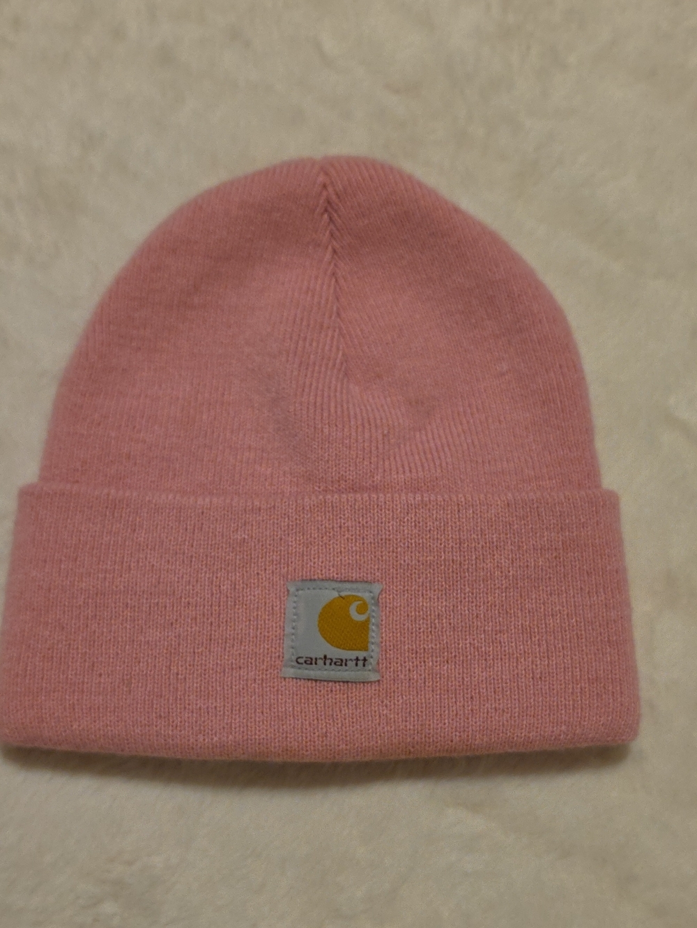 Youth Carhartt Dusty Pink Cuffed Beanie